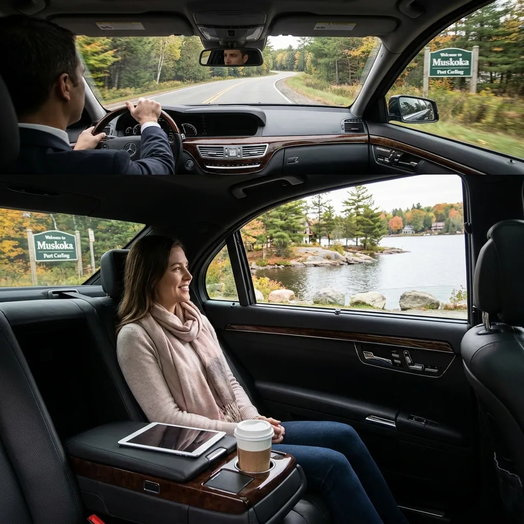 Experienced local chauffeur providing comfortable private airport transportation in Port Carling Muskoka